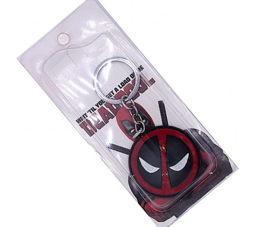Deadpool Marvel Spinning Metal Key Ring Keychain